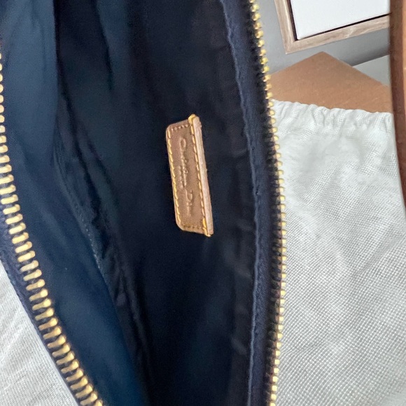 Sold! CHRISTIAN DIOR Denim Saddle Pochette - Picture 10 of 10